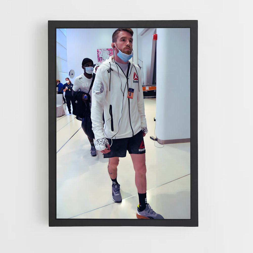 Poster Masque au Terminal – affiche MMA (vue 2)